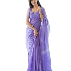 SGF11- Women's Kanjivaram Woven Soft Silk Saree With Blouse Piece