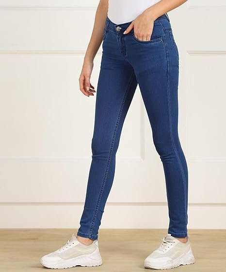 Nifty Women's Cotton Blend Stretchable Mid Rise Jeans - Image 4