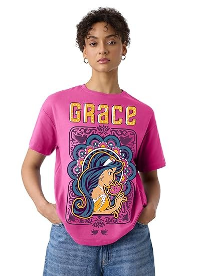 The Souled Store Official Aladin: Her Grace Women Oversized T-Shirts