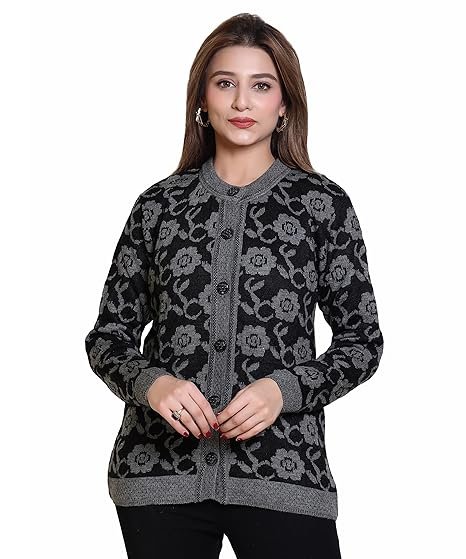Grand Line Winter WEAR Acrylic Lady Cardigan/Sweater for Women for Casual and Evening OUTINGS