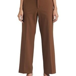 Symbol Premium Women's 'Desk-to-Dinner' Wide Leg 4-Way Stretch Formal Trousers (Flexi-Waist | Easy Care)