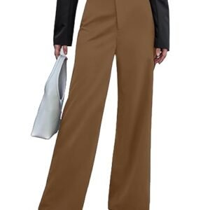 Aahwan Women's & Girl's High Waist Wide Leg Fit High Rise Pants