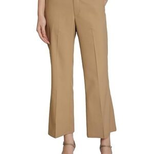Symbol Women's Flared Mid Rise Ankle Length Trouser (Formal Office Wear| Business Casual Pants | Available in Plus Size)