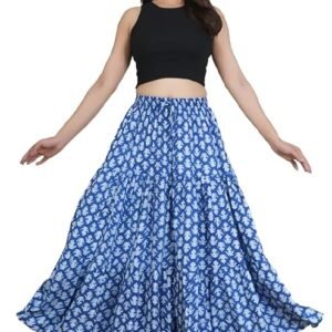 BSF Women's Full Length Rayon Maxi Skirt