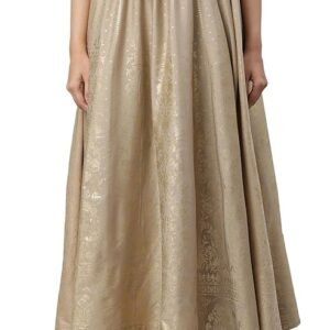 Aurelia Women Polyester Printed Strechable Maxi Skirt | Ankle Length Skirt