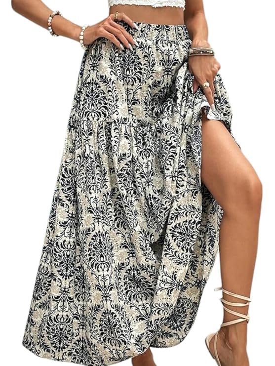 LOUIS LUXE Polycotton Western Skirt