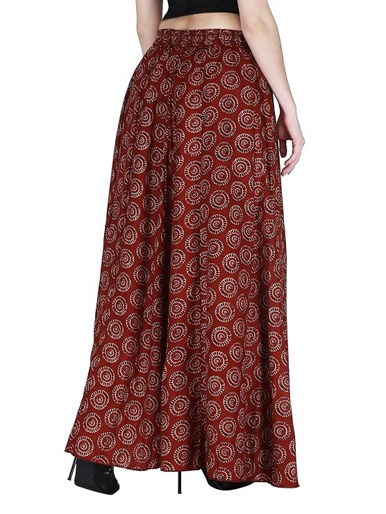 Sttoffa Printed Cotton Women Wear Long Skirt Length 40" inch - Image 4