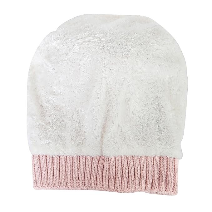 FabSeasons Women's Warm Acrylic Woolen Beanie/Skull Cap - Stylish Winter Hat with Snug Fit with Pompom on top - Image 3