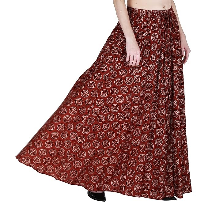 Sttoffa Printed Cotton Women Wear Long Skirt Length 40" inch - Image 5